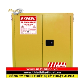 Tủ Đựng Hóa Chất Chống Cháy 30 Gallon – 114L SYSBEL WA810301 (cửa tự đóng)