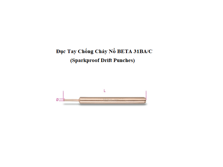 Duc Tay Chong Chay No BETA 31BA.C Sparkproof Drift Punches