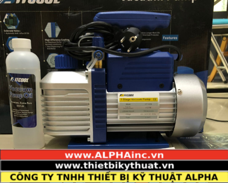 Máy Bơm Chân Không 1 Cấp 3.5 CFM AITCOOL VP140N Máy Bơm Chân Không 1 Cấp 3.5 CFM AITCOOL VP140N