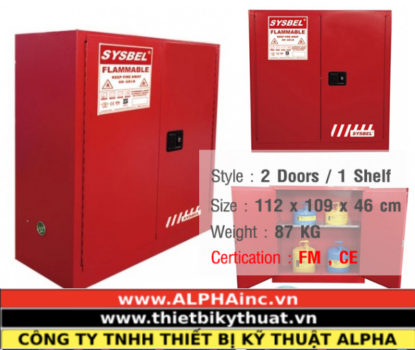 Tủ Đựng Chống Cháy SYSBEL WA810301R Tủ Đựng Chống Cháy SYSBEL WA810301R