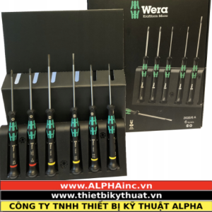 Bộ Tua Vít 6 Chi Tiết Kèm Giá Đỡ Wera 05118150001