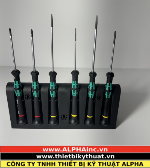Bộ Tua Vít 6 Chi Tiết Kèm Giá Đỡ Wera 05118152001 Bộ Tua Vít 6 Chi Tiết Kèm Giá Đỡ Wera 05118152001