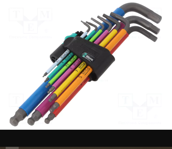 Bộ Lục Giác Đầu Bi 9 Chi Tiết Wera 05073593001