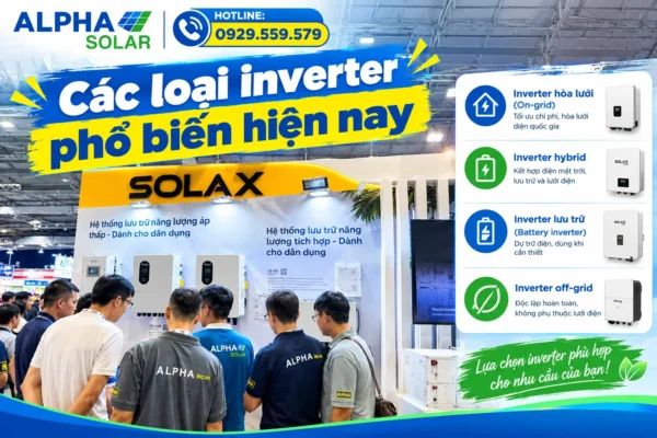 Các loại inverter phổ biến hiện nay