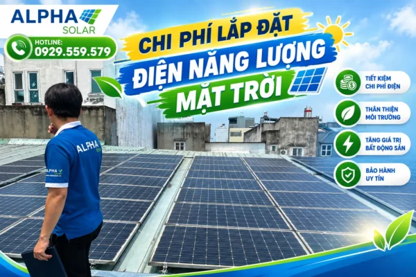 Chi phí lắp đặt điện năng lượng mặt trời