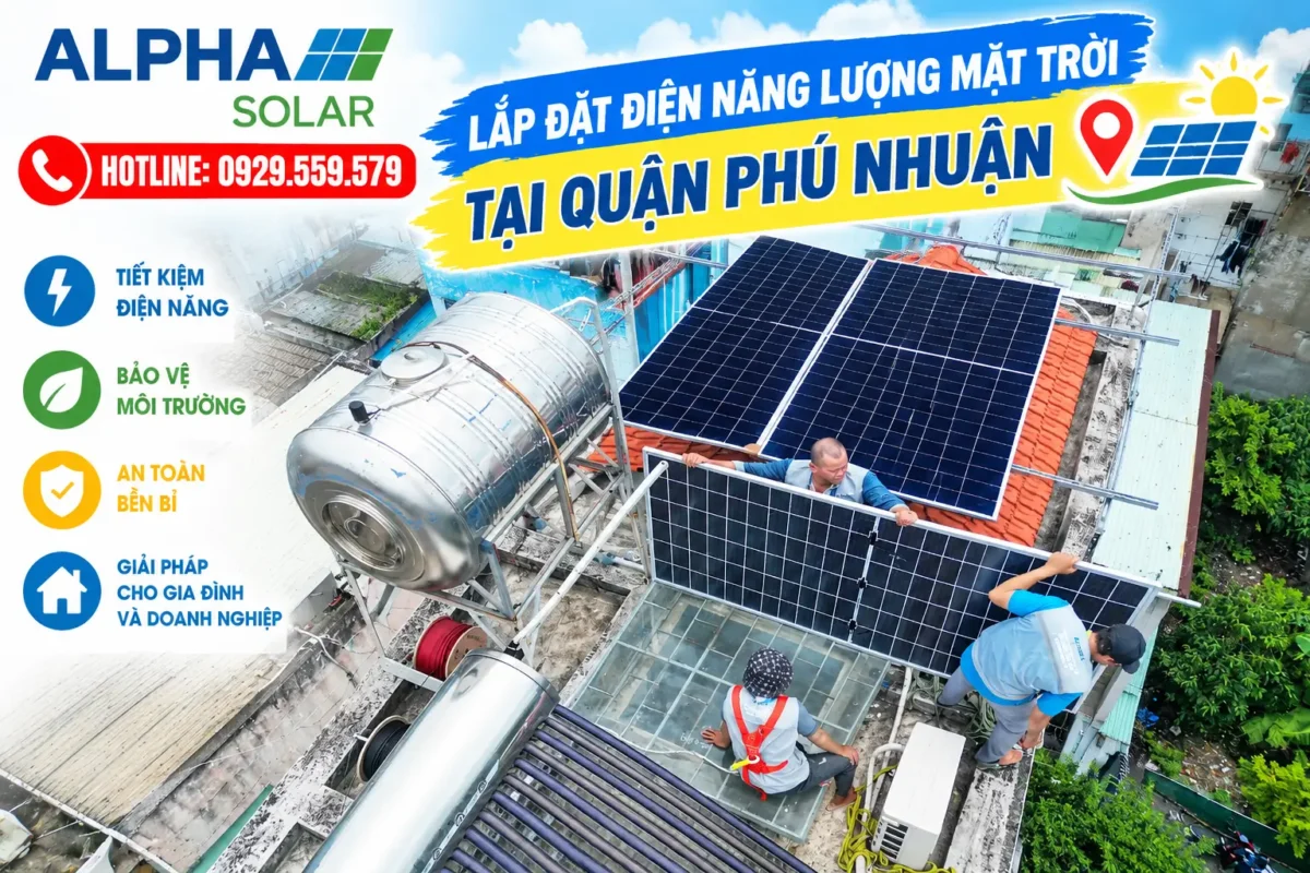 Lắp đặt điện năng lượng mặt trời tại Quận Phú Nhuận