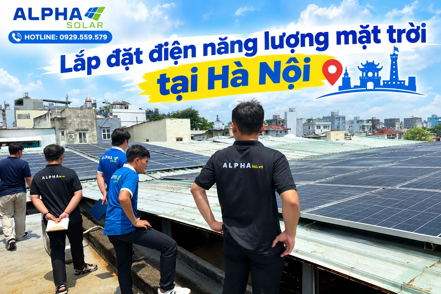 Lắp đặt điện năng lượng mặt trời tại Hà Nội
