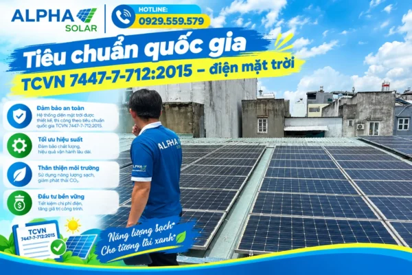 Tiêu chuẩn quốc gia TCVN 7447-7-712:2015 – điện mặt trời