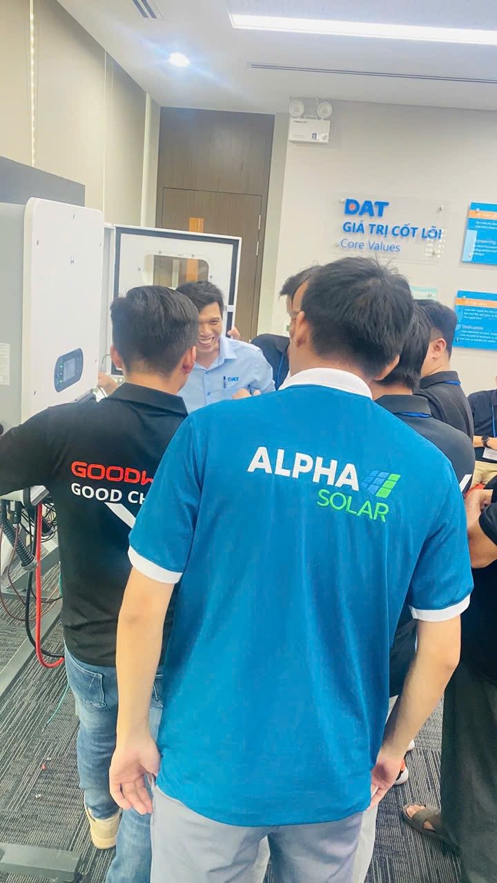 Buổi hợp tác công nghệ 2 bên giữa Goodwe và Alpha Solar